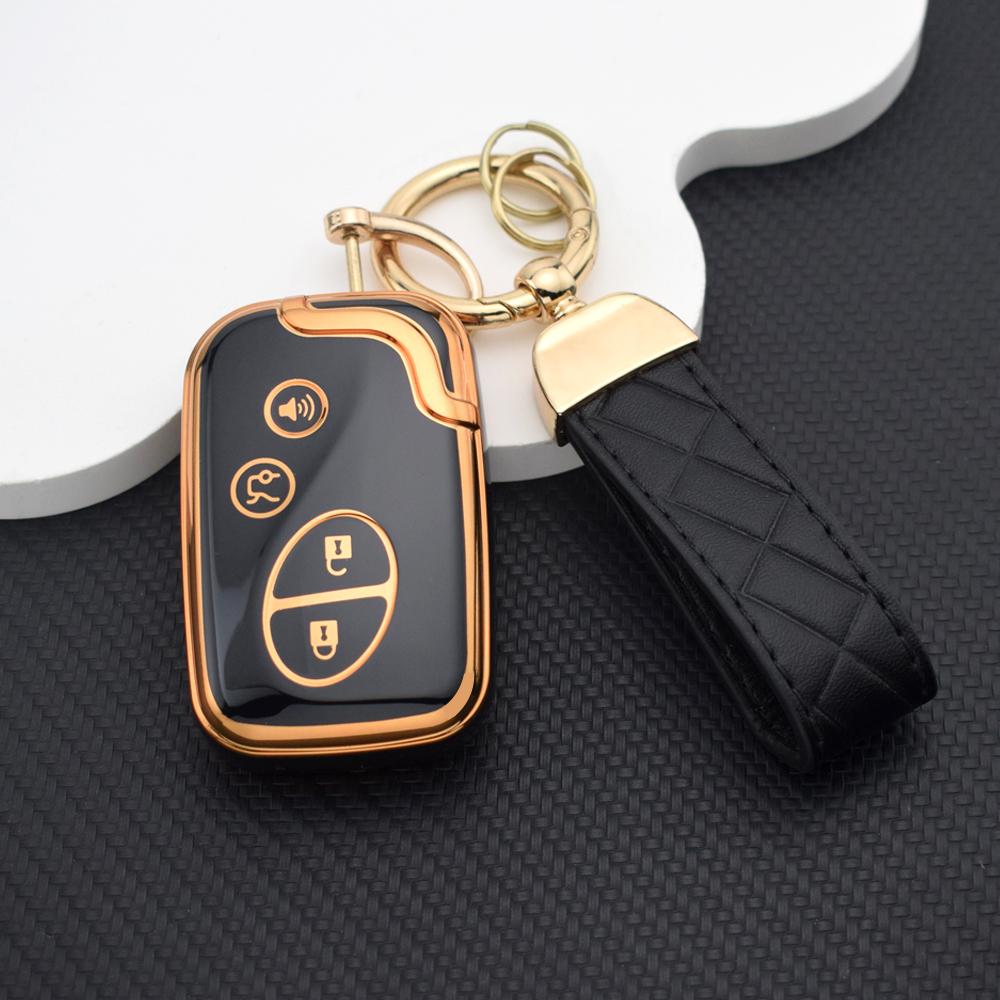 Anti-Scratch Key Holder For Lexus Es350 Rx270 Is250 Ct200H Gs300 Ls460 Gx460 Gx400 Is300C Es240 450H 460H Tpu Car Key Case Cover