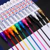 Fade-Resistant Paint Pen for Outdoor Touch-Ups Waterproof Quick-Drying Repair Pen UV-Protected Oil-Based Marker for Metal Wood Plastic