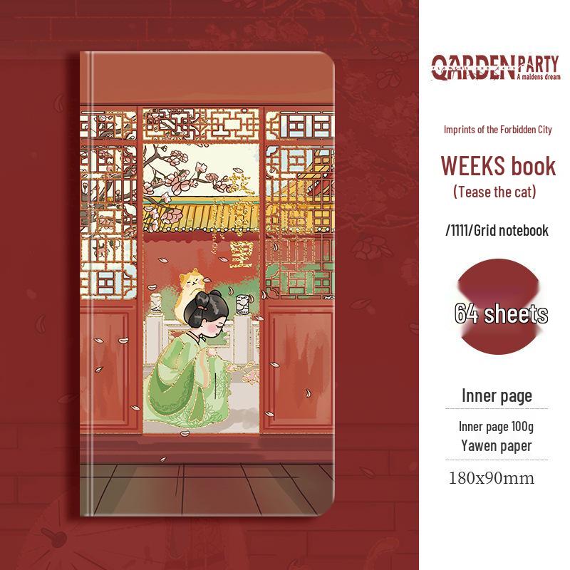 Free Shipping: High-Value Cartoon Student Planner & Grid Journal Diary