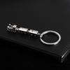 Metal Mini Train Model Zinc Zinc Alloy Keychain Movable Joint Train Model Keychain  Backpack Pendant
