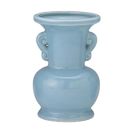 

Celadon Flower Vase [5.5 inches] Buddhist Altar Supplies, Home Memorial Supplies, Urn Use