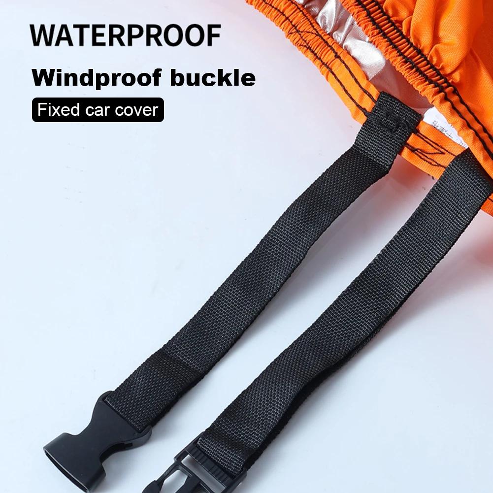 Motorcycle Cover 190T Outdoor Storage Waterproof & Anti-UV Scooter Motorbike Cover with Waterproof Membrane for All Season
