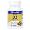 Enzymedica, Vitamin D3 + Vitamin K2, 30 Capsules