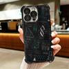 Physics Chemical Mathematics Soft Phone Case For iPhone 15 16 17 Air 14 Pro Max 16E Plus 13 12 Mini Plating Anti-Fall Fundas