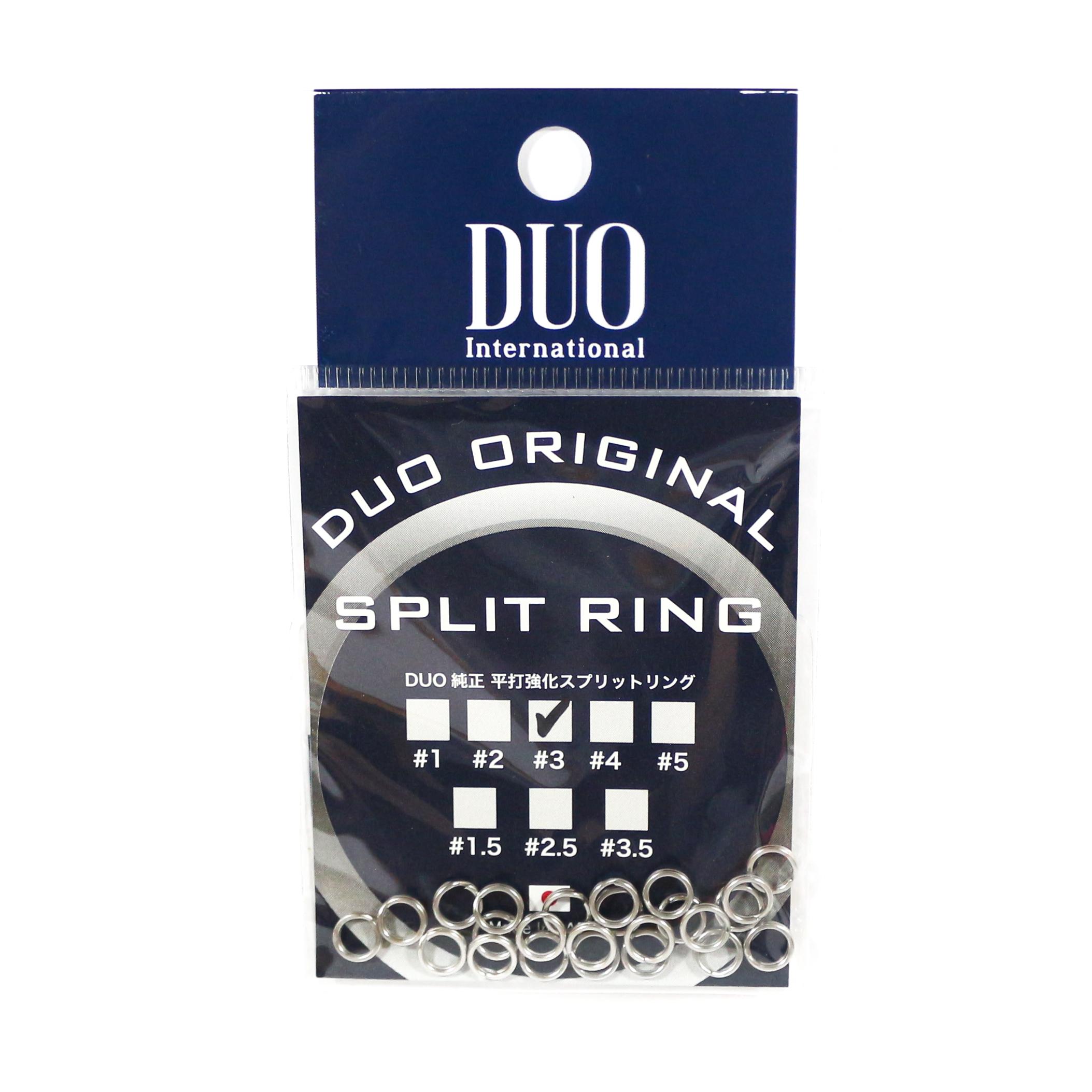 

Duo Original Split Rings 24 шт., Размер 3 (7679)