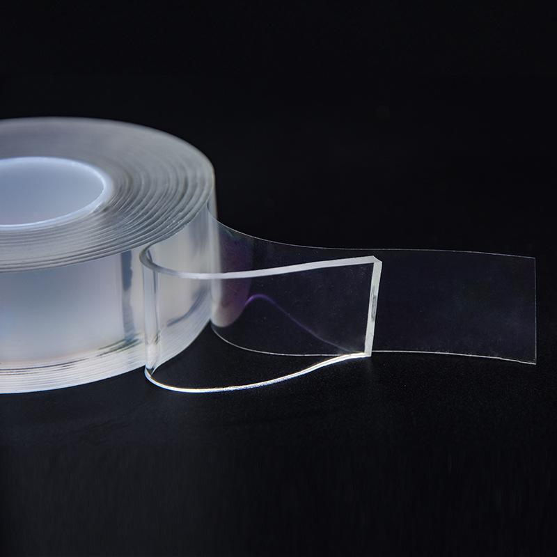 5/10M Nano Tape Double Sided Tape Transparent Reusable Waterproof Adhesive Tapes Cleanable Kitchen Bathroom 1mm Thickness