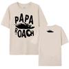 Cotton Summer Tees PAPA ROACH Heavy Mental Band Tshirts Graphic Clothing for Women Short Sleeve Unisex Streetwear O-neck Female Top