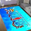 One Piece Luffy Themed Anti-Slip Rugs - Polyester Home Decor, Suitable for Bedrooms, Living Rooms, Doorways, Studios, and Decorations
