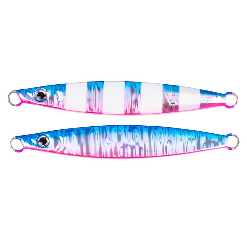 80g/100g/150g/200g/250g Luminous Vertical Trolling Boat Fishing Metal Jigs Lure Slow Jigging Lure Bait