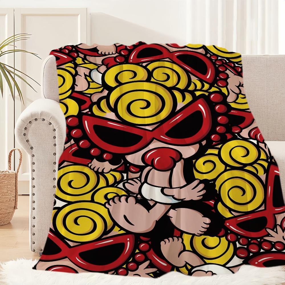 Fashion H-Hysteric M-Mini Blanket Blanket for Couch Sofa Travel Home Hiking Picni Bed Beding Flannel Blanket Birthday Gift
