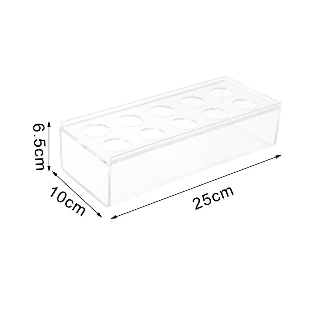 Acrylic Vase Flowers Boxes Water Holder Art Propagation Plant Container LED Lights String Bud
