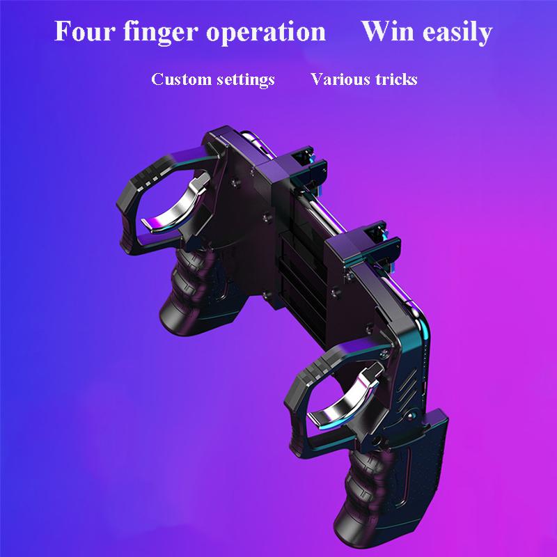 Metal Pubg Controller Joystick Til Pubg Mobile Trigger Gamepad Til iPhone Android Telefon Smartphone Skydespil
