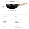 Chui Da Huang 32cm Black Gold Honeycomb Wrought Iron Wok