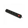 Power Strip 5 Sockets Schuko Lanberg 1.5 M Black