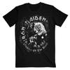 Iron Maiden 'The Number Of The Beast Grey Tone' Black T Shirt - NEW Unisex T-Shirt