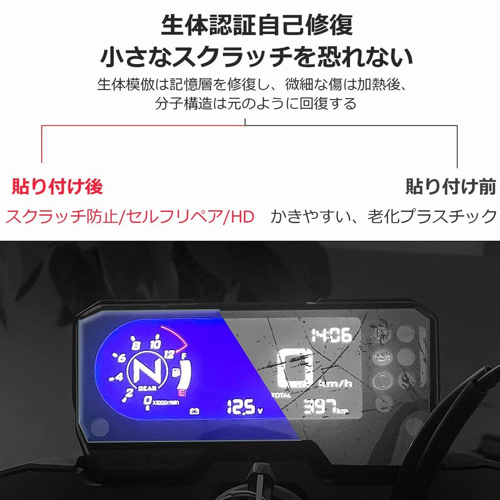 ziyue [Set of 3] Compatible with Honda CBR650R CB500F CB650R 2019+ Dashboard Screen Protector,