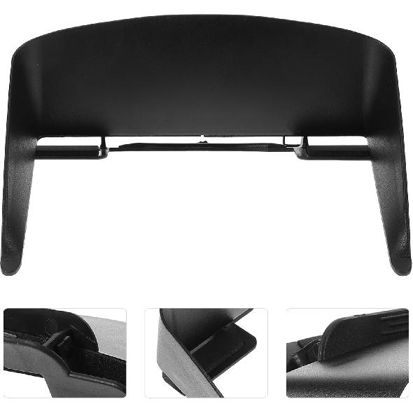 GPS Sun Shade Cover 7 Inch Car Navigation Sun Visor Shield with Adjustable Clip for Dashboard Glare Protection and Enhanced Driving Comfort