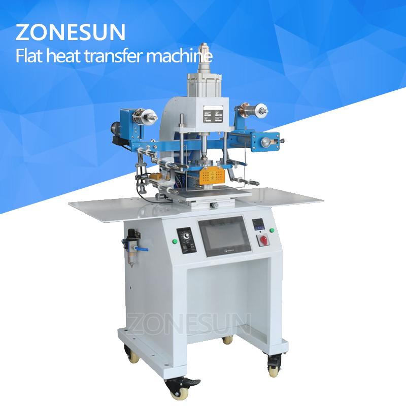 ZONESUN ZY-HTP-B Pneumatic Stamping Machine leather LOGO Creasing machine LOGO stampler name card stamping machine