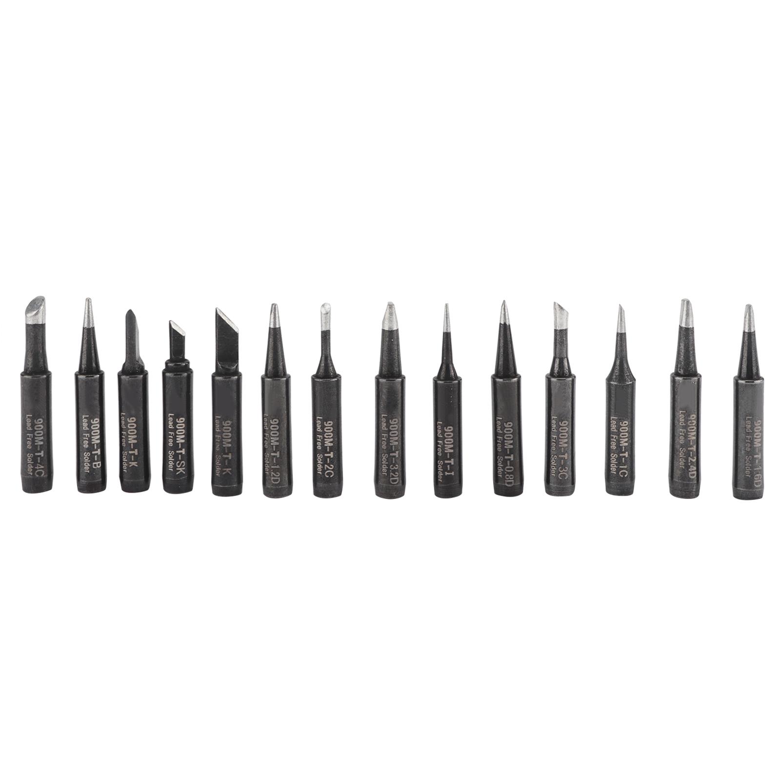 

14Pcs Soldering Iron Tips External Heating Copper Welding Head Solder Station Tools