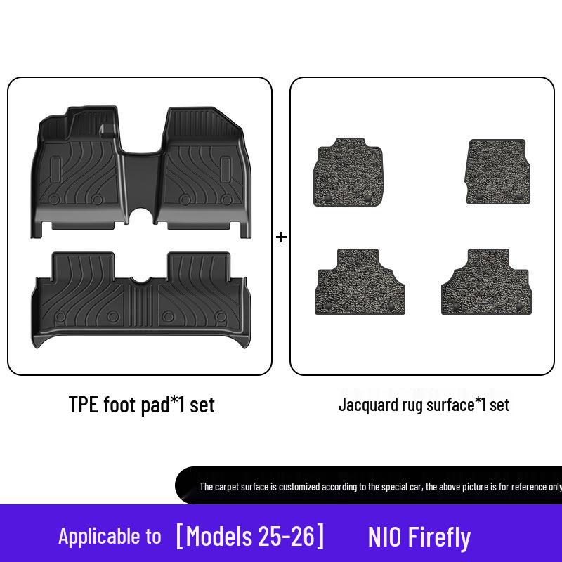 Eco-friendly, Odorless TPE Trunk Mats for 2025 NIO Firefly Car Accessories