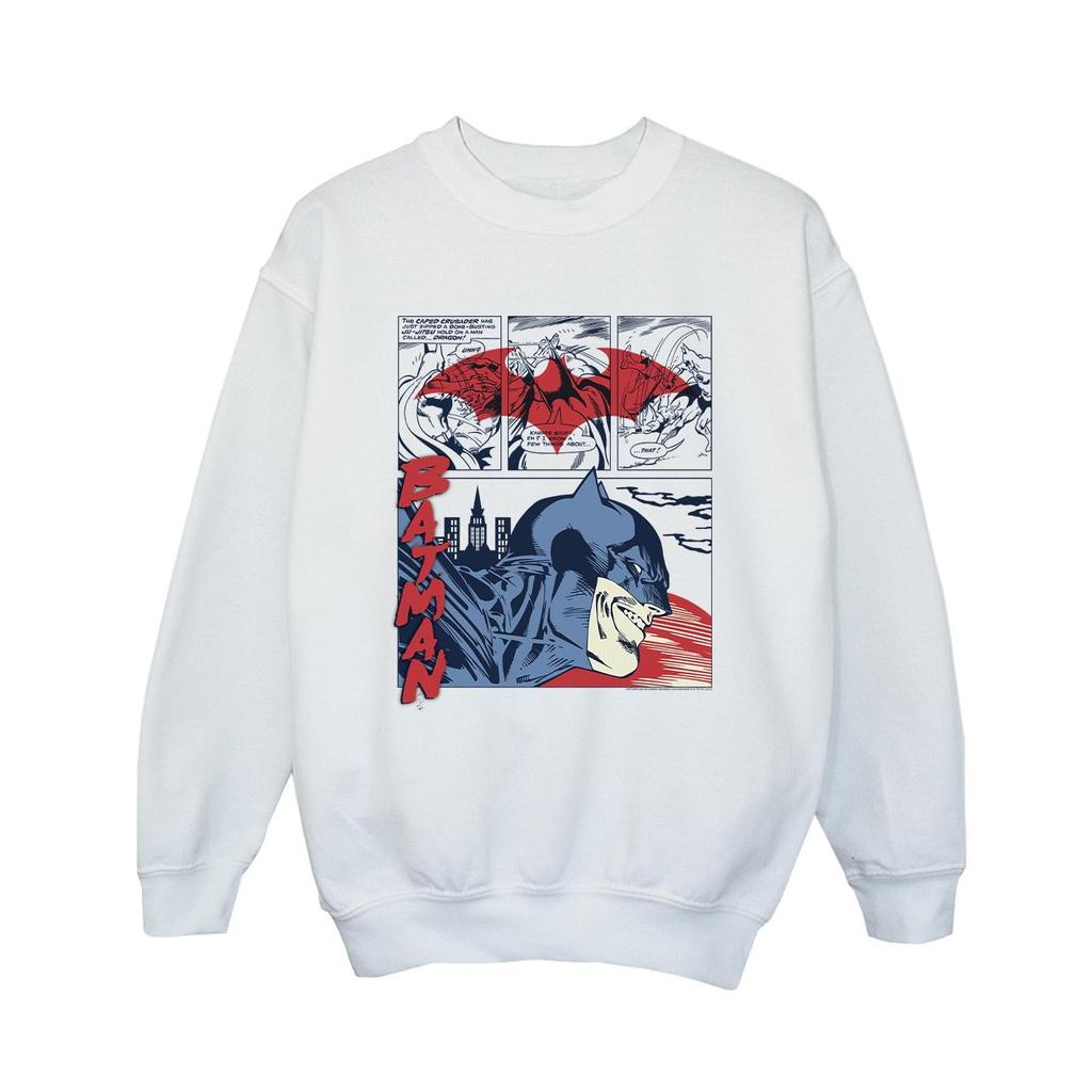 DC Comics Boys Batman Comic Strip Sweatshirt