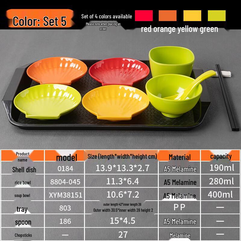 Commercial Divided Melamine Lunch Tray