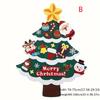 DIY Felt Christmas Tree Christmas Decoration for Home Navidad 2025 New Year Christmas Ornaments Santa Claus Xmas Kids Gifts
