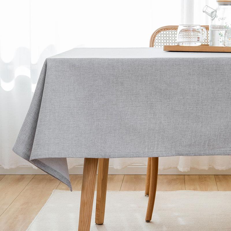 Wasserdichte Rechteckige Tischdecke, Bauernhaus-Tischdecke, Einlaufschutz, Weich und Knitterarm, Dekorative Stoff-Tischdecke
