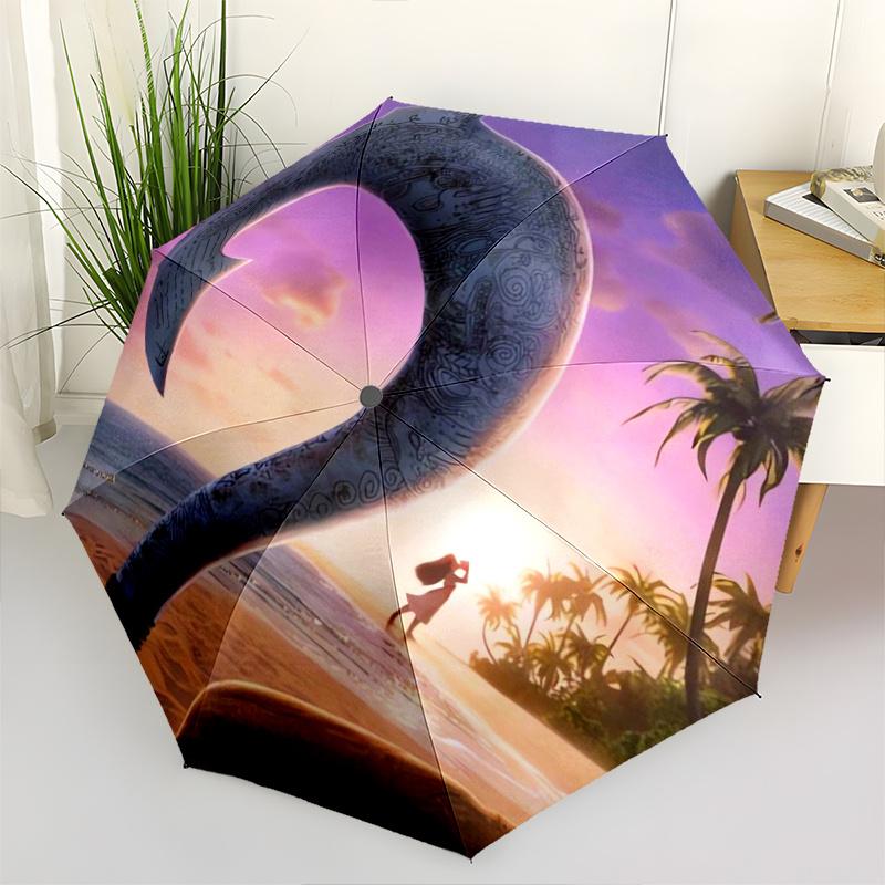 

Moana 2 Inspired Automatic Opening and Closing Umbrella - Lightweight 3-Fold Design, Suitable for Fans, Travel, Daily Use - Official Product