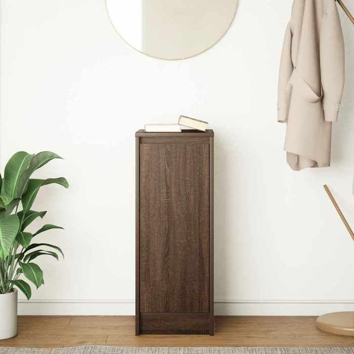 VidaXL Buffet Brown Oak 29.5x34x76 Cm Engineered Wood, Storage Furniture, Kitchen Storage Furniture, Furniture of 861613