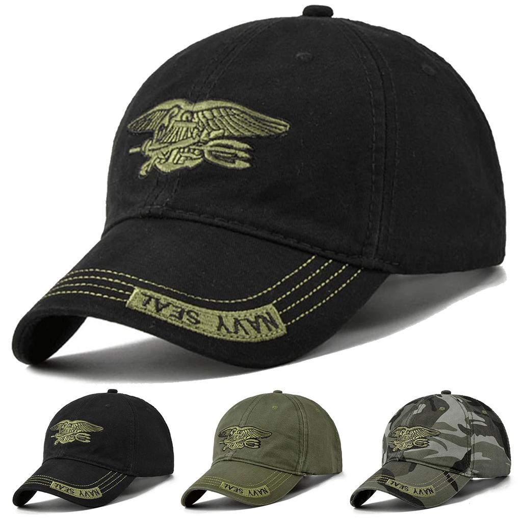 Unisex Navy Seal Embroidery Baseball Caps Spring Autumn Outdoor Adjustable Casual Hats Sunscreen Hat Sports Cap