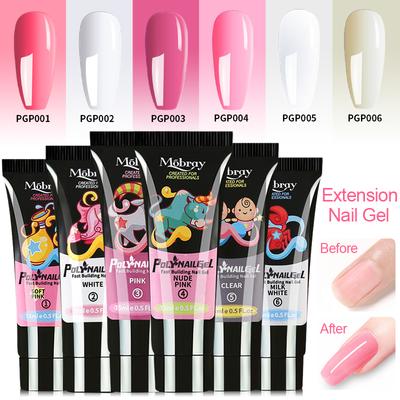 Poly-Nagel-Gel-Set, Maniküre-Set, Gel-Nagelhautschieber, Fingerverlängerungsform, Nagel-Kit, alles für die schnelle Verlängerung, Maniküre-Set