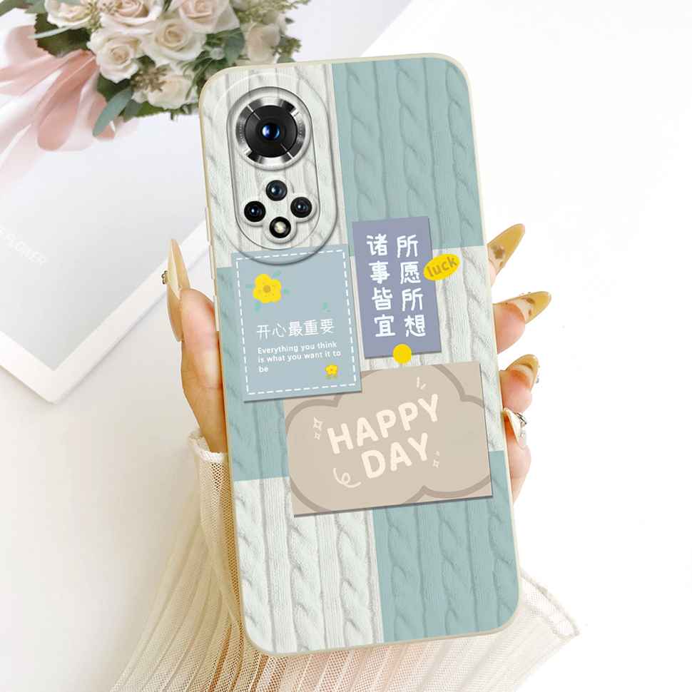 For Honor 50 5G Case NTH-AN00 NTH-NX9 New Fashion Painted Cover Soft Phone Cases For Huawei Honor 50 Honor50 5G Bumper