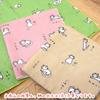 Set of 3 Gauze Cat Matcha Green Made In Iroha Mameo Series Handkerchiefs, Design, Tea, Japan, 100% Cotton, 35x35cm,