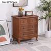 American Solid Wood Five-Drawer Chest - Living Room/Bedroom Storage Cabinet
