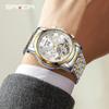Sanda Men's Automatic Tourbillon Watch with Calendar - Trendy and Cool Design