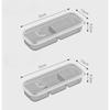 2/3 Compartments with Breathable Plug for Good Sealing Narrow Seam Refrigerator Fresh-keeping Box Frozen Meat Vegetable Food