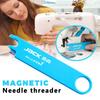 Needle Threader Magnetic Storage Case Anti Puncture Hand Tool Sewing Accessories Quick Thread Guide Portable Needlework Organize