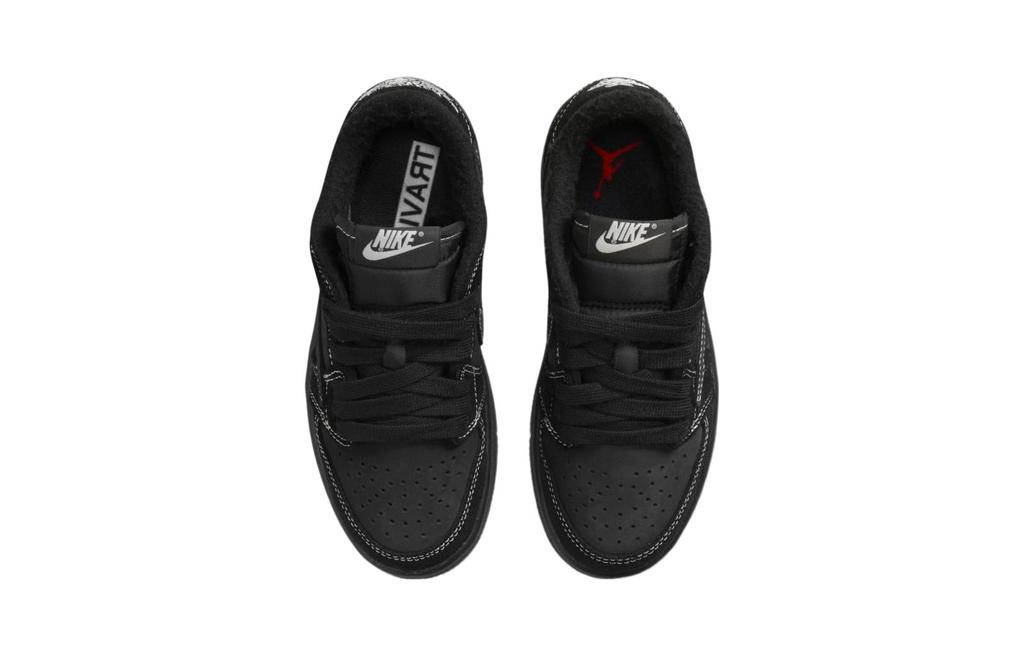 Air Jordan Travis Scott X Air Jordan 1 Retro Low OG SP PS 'Black Phantom' DO5442-001