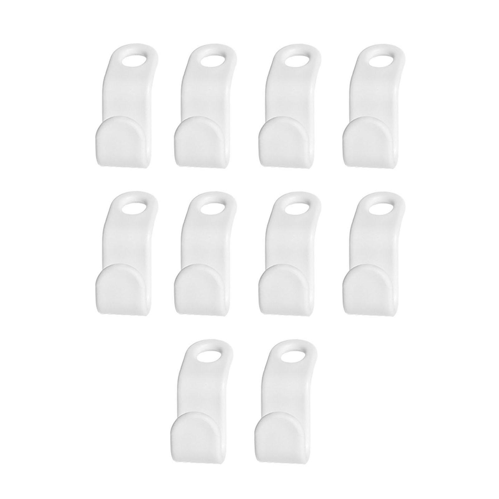 10/50 PCS Clothes Hanger Connector Hooks Plastic Cascading Hanger Extender Hooks for Heavy Duty Clothes Closet