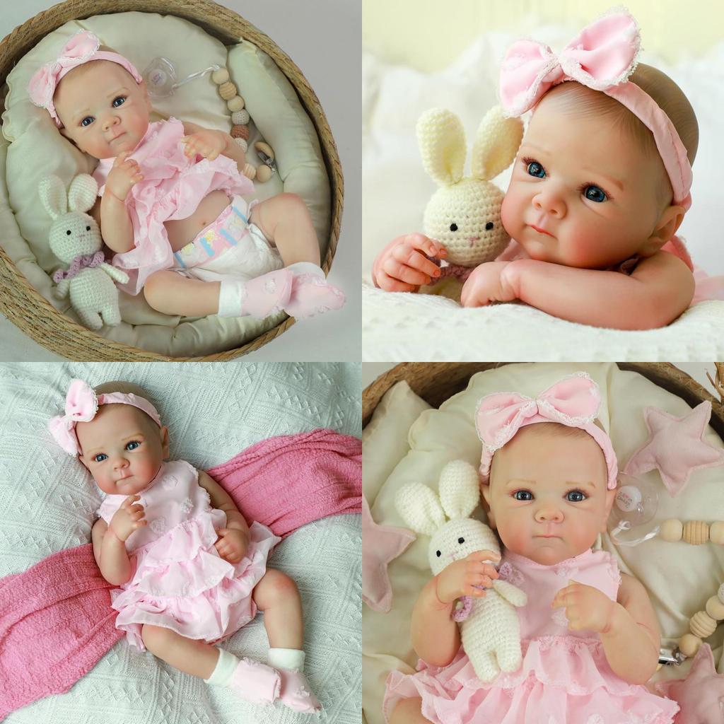Silicone Doll 18in Realistic Character With Gift For Kids Holiday Play