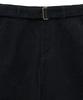 NOIRER FOR WOMAN Cotton Curved Corduroy Pants (Black)