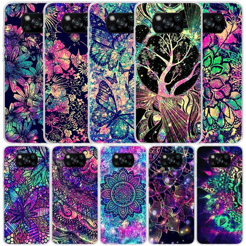 Coque de téléphone Mandala Tournesol Mandala Pour Xiaomi Poco F7 Ultra X5 X6 X7 Pro M7 Redmi 15C 15 13C 13 12C 12 10C 10 10A 9 9C 9A 9T C