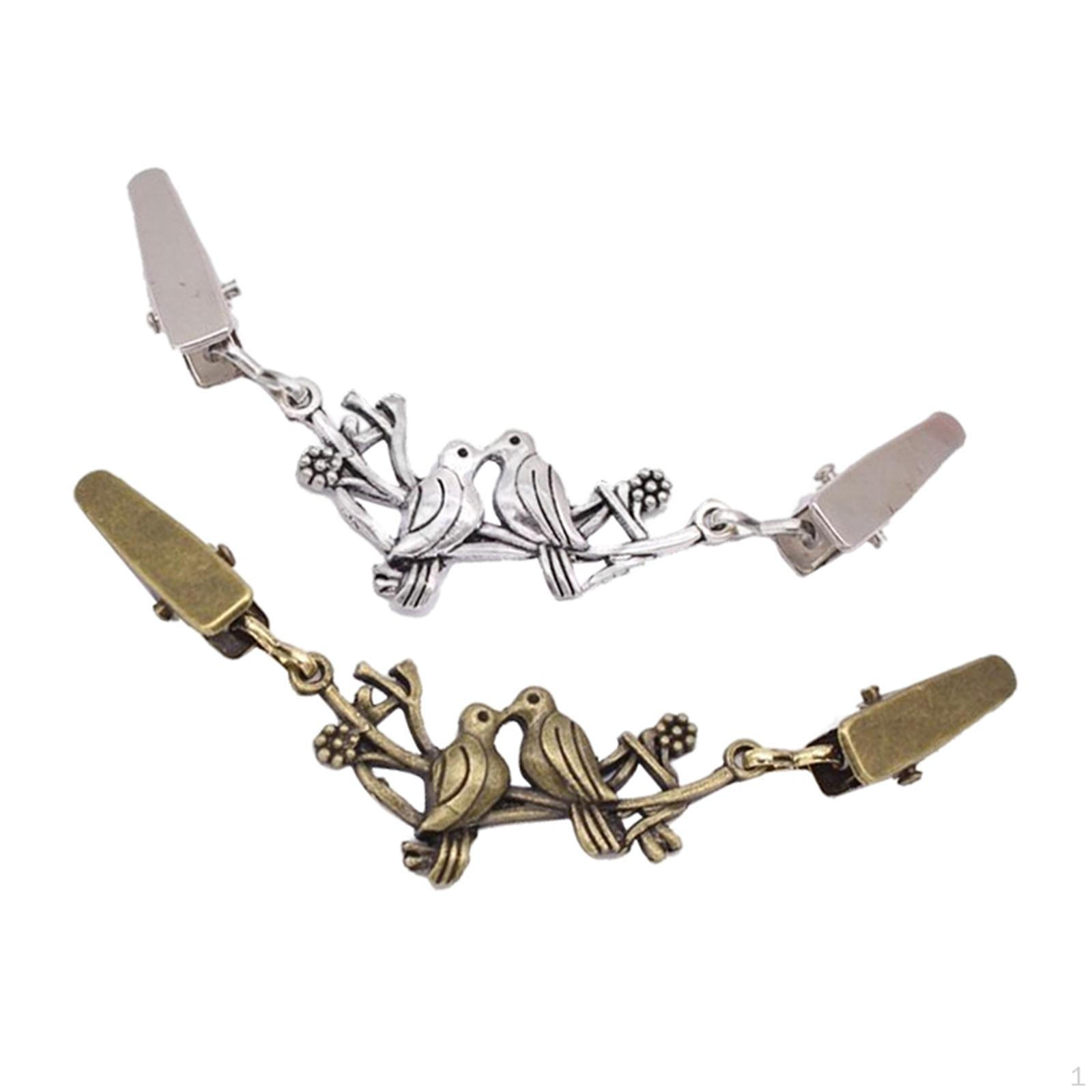 

2 шт., модные зажимы для свитера, брошь, зажим из сплава для шарфа, блузки для девочек