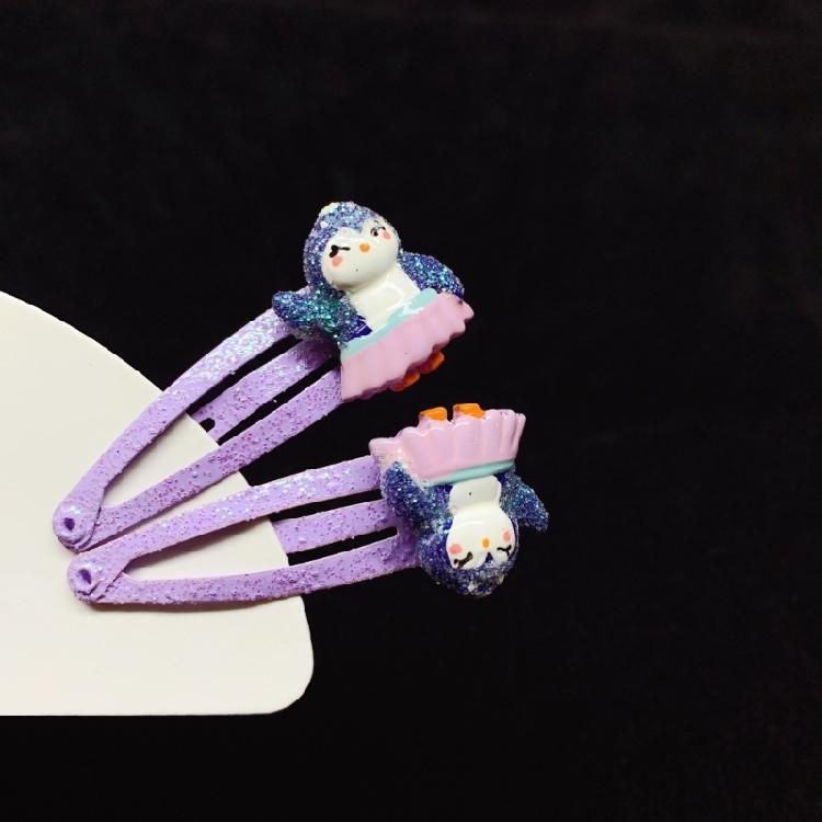 2pcsSweet Hairy Hairpin Princesses Hair Clip Delicate Beautiful Women Barrettes for Various Outfits and Event