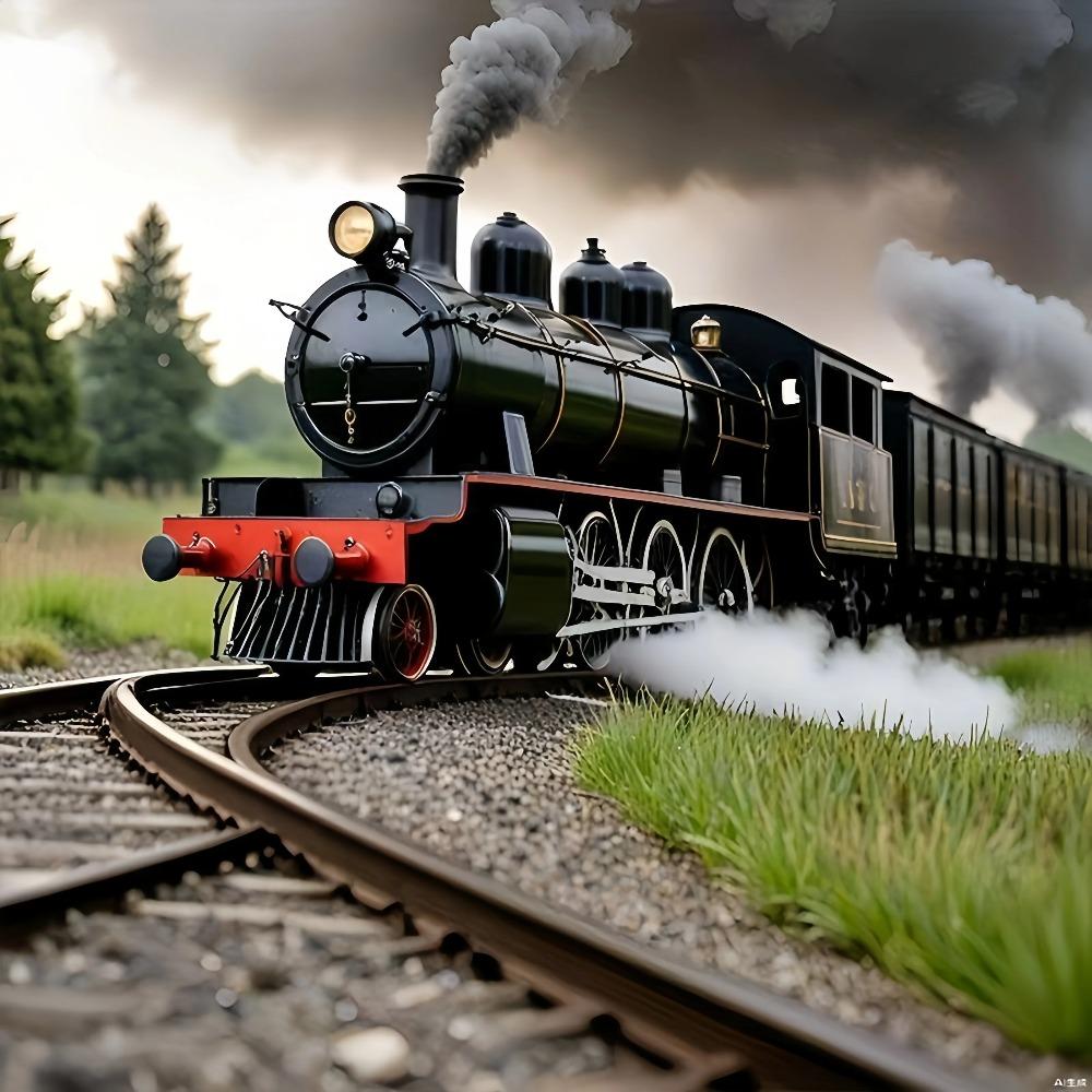 Jouets de set de voie ferrée pour enfants, locomotives classiques rétro et sets de jouets de train à longue voie avec lumières, jouets idéaux pour les enfants
