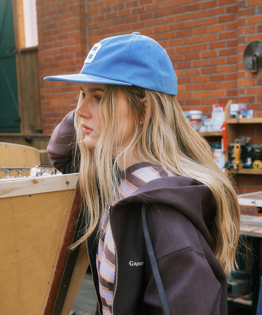 GREENBUTTER B Logo Cap (L/Blue)