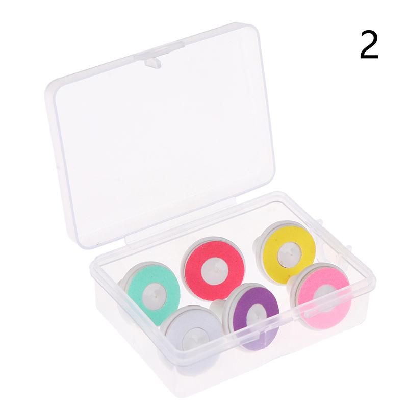 Electric Nail Trimmer Heads for Children, Nail Files, Nail Polisher, Replacement Pads, Plastic, 6 Pcs