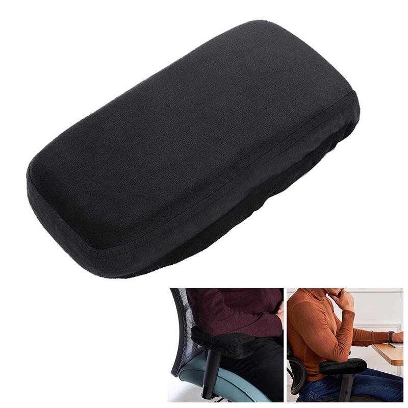Colors Velvet Sponge Armrest Slipcover 1/2PCS Kit, Ideal for Office Chairs, Supports Elbows and Forearms
