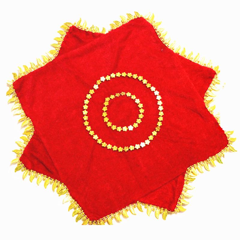 Children's 9-Inch Octagonal Dance Handkerchiefs - Yangge and Twirling Scarves for Performers
